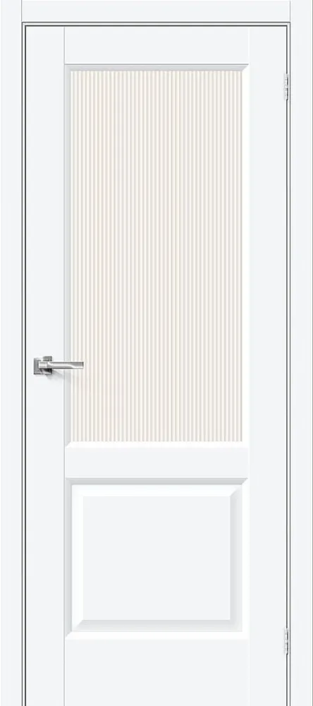 Фото Межкомнатная дверь Неоклассик-33 White Silk BR5657