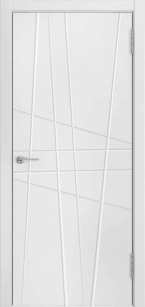 Фото Межкомнатная дверь Модель Line-2 белая эмаль (900x2000)
